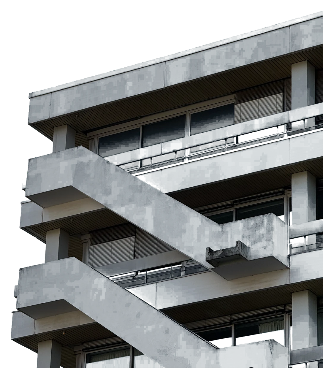 Die Fassade der 684